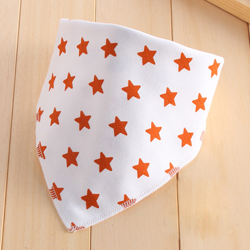 Dubbele Lagen Katoenen Baby Bandana Slabbetjes Burp Doeken Mooie Cartoon Dier Ster Beby Kids Dribble