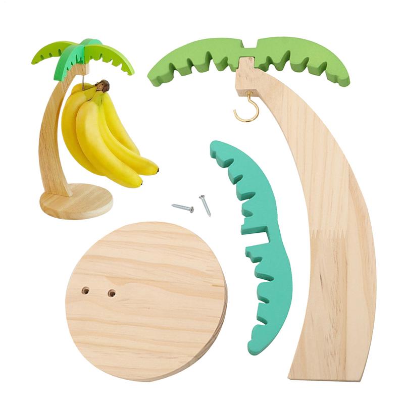 Bananen-Aufhnger-Stnder, Holz, Kche, Bananen-Au...  Grandado