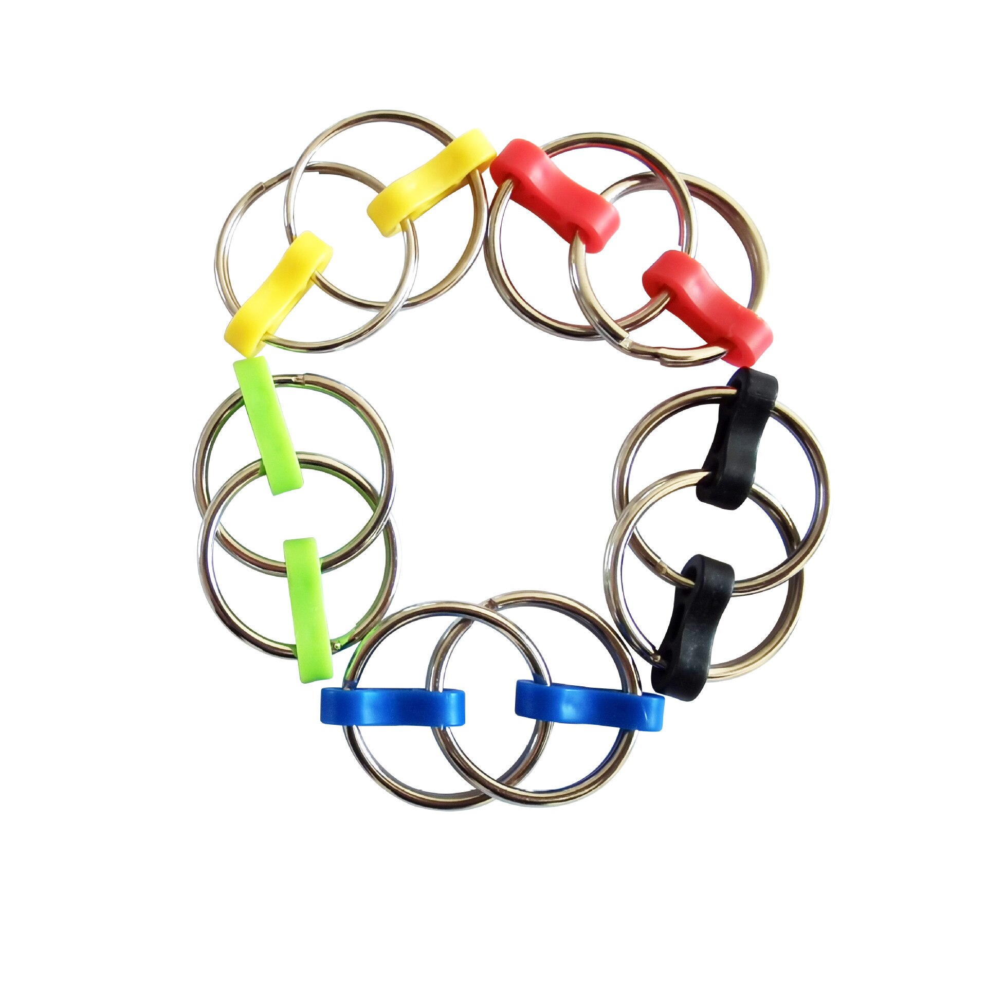 Stress Reliever Toys Chain Finger Tip Vent Toy Decompression Bicycle Chain Key Chain Spot Turnover Chain