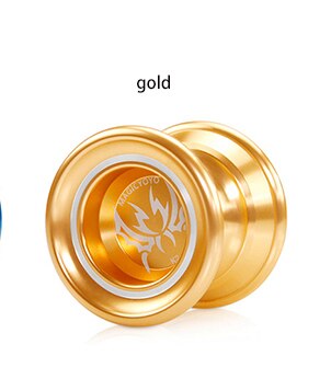 Originale Magic Yoyo k2 professionale Yoyo reattivo in alluminio ad alta velocità Yoyo regalo classico per ragazzo giocattolo: K2 gold