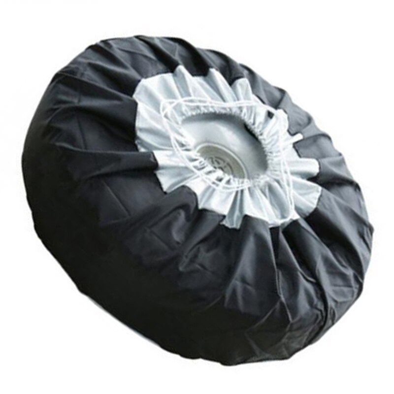 Couverture de pneu de 4 pièces, couverture de pneu d'été d'hiver, couverture de pneu de secours de voiture, sacs de rangement, sac de transport, couvertures de Protection de roue