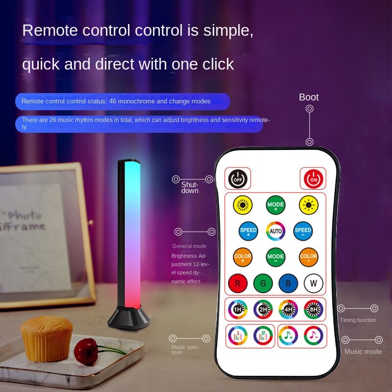 E-sports Bedroom Atmosphere LED Mood Light Remote APP Bluetooth Intelligent Lamp night light Atmosphere lamp