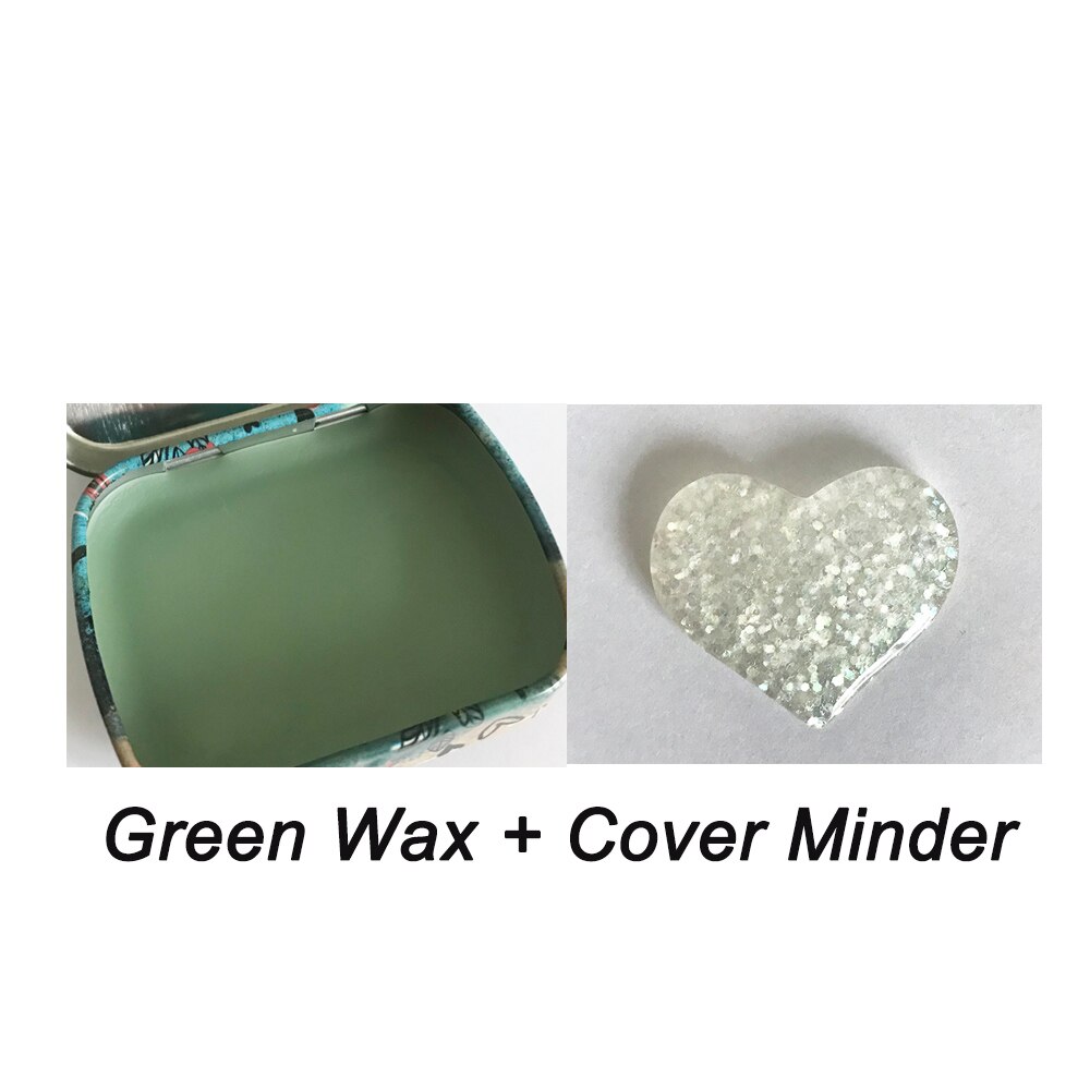 Sticky Wax in Tins for Diamond Painting DIY 5D Painting Clay with Cover Minder Keep Your Paper Cover, Sticky Wax Cover Minder: green
