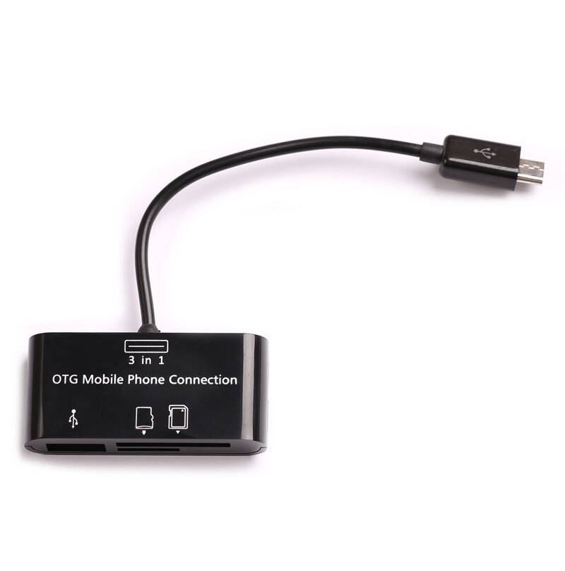 OTG HUB USB U disco SD TF lector de tarjetas Combo para Samsung Galaxy S7 S6 borde S5 S3 S3 S2 Nota 5 4 3 2 Micro Usb OTG teléfono Android
