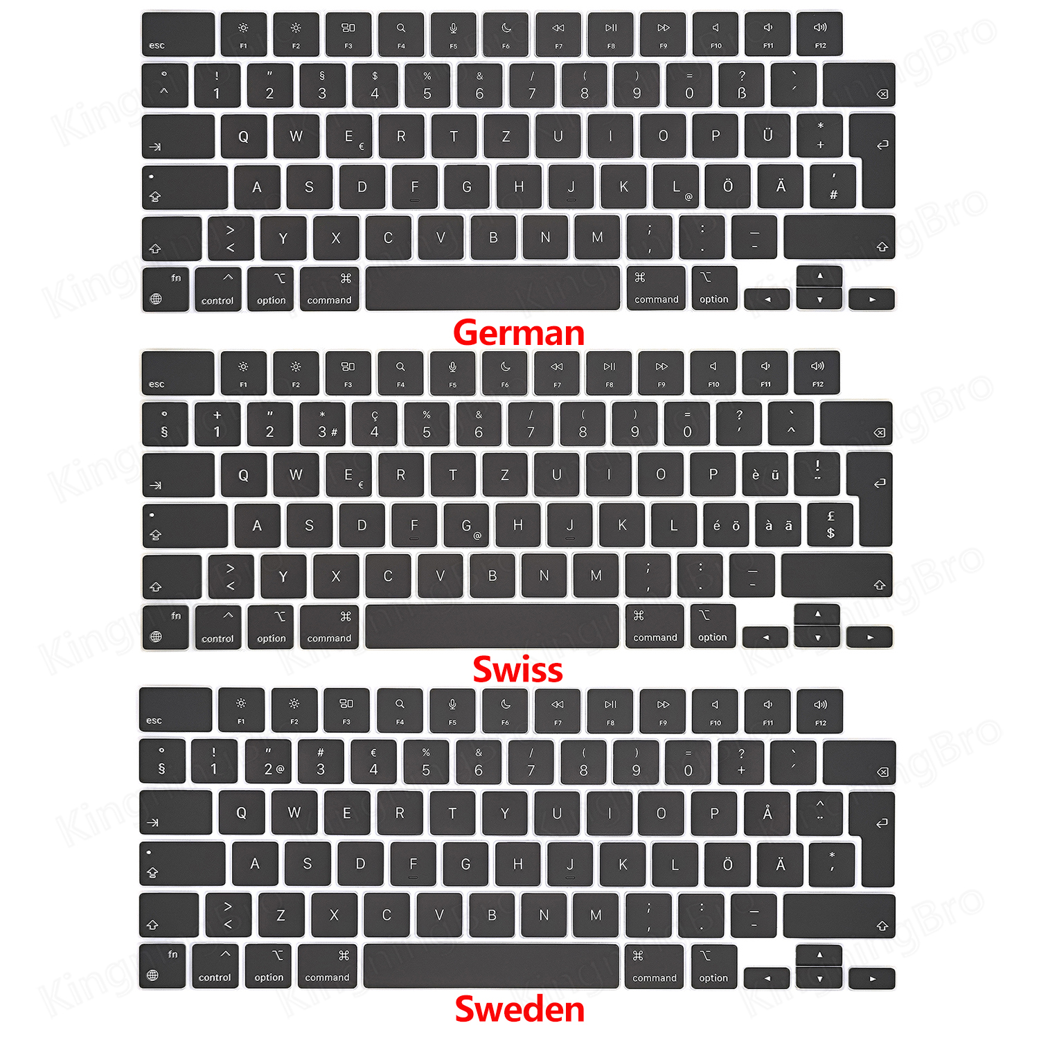 Keyboard Keys Keycap For Macbook Pro Air 14" 16" A2442 A2485 A2779 A2780 A2918 A2991 A2992 A2681 A2941 Keys Cap Replace