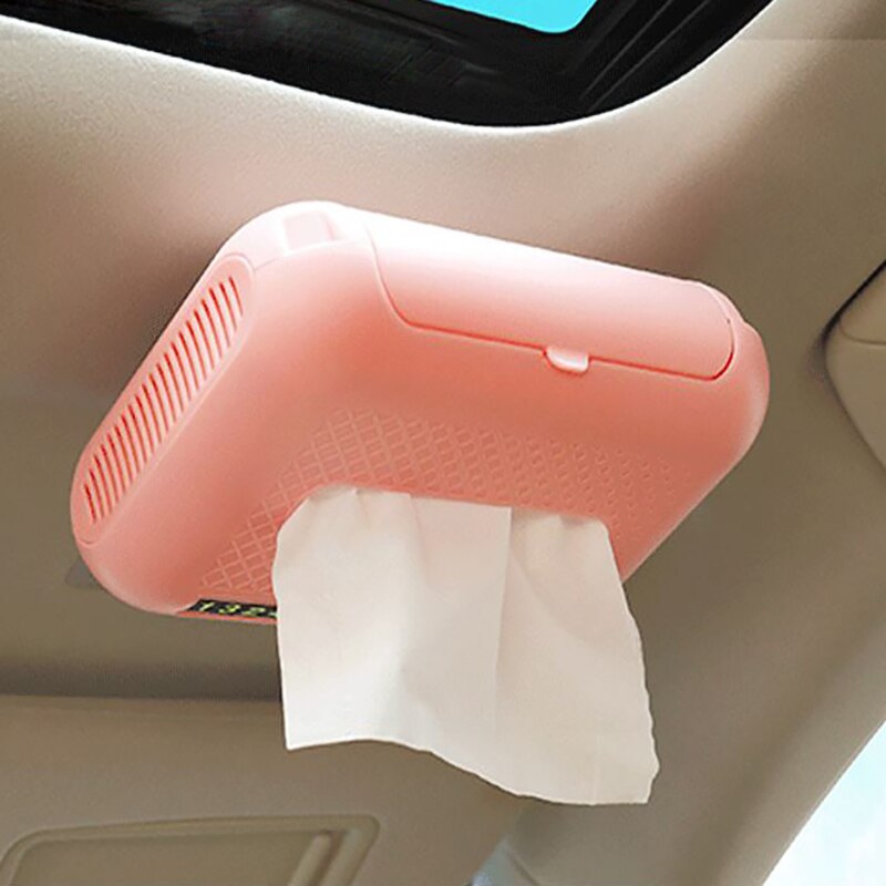 Car Accessories Tissue Box Towel Sets Magic Sticker Auto Interior Storage Box for Phone Holder Number Plate Cad