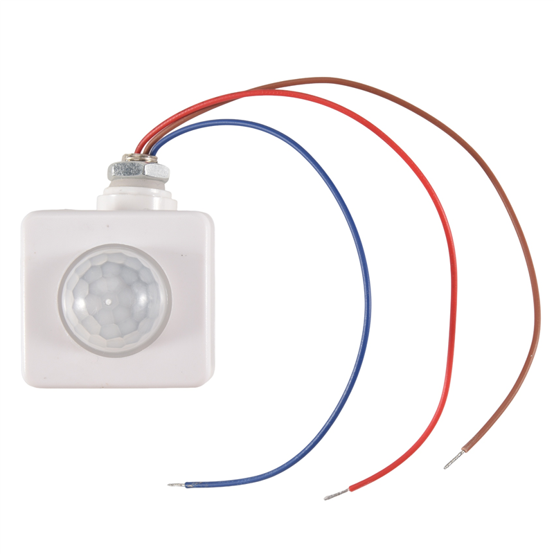 M16K Automatic PIR 85-265V Security PIR Infrared Motion Sensor Detector Wall LED Light Outdoor 160 Degrees