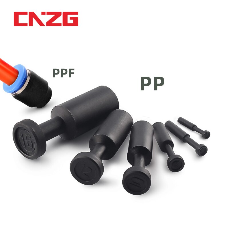 4mm/6mm/8mm/10mm/12mm Pneumatic Plug Fittings Quick Nylon Blanking Fitting Hose Tube Push Fit Dustproof Seal Connector Air Line