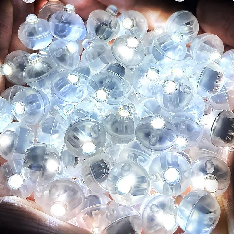 Mini LED Runde Ballon Lichter Farbige Leucht Blitz Becher Ball Lampe Laterne Licht Für Weihnachten Hochzeit Party Dekor: Gelb / Braun