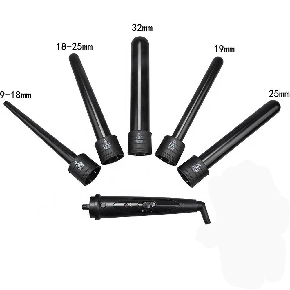 Multifunctional Hair Curler Rollers Machine Hair Wave Wand Electric Looper Hair 5-in-1 Curling Iron Curlers Hair For Women Xmas
