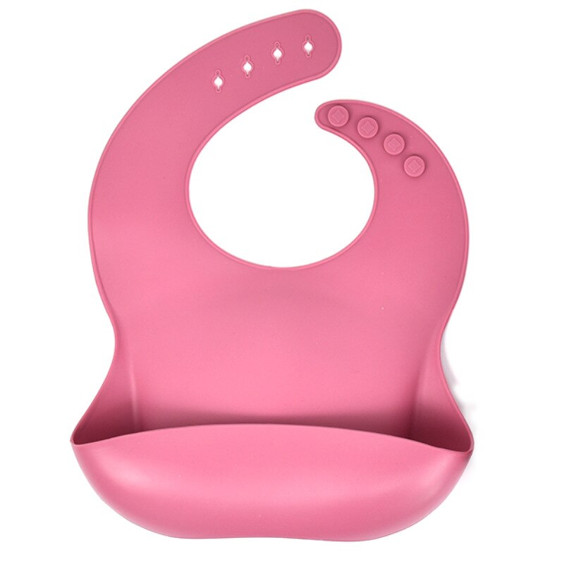 Silicon Baby Bib Waterproof Infant Bibs Newborn Feeding Cloth Toddle Boys Girls Adjustable Different Styles of Bibs: 8