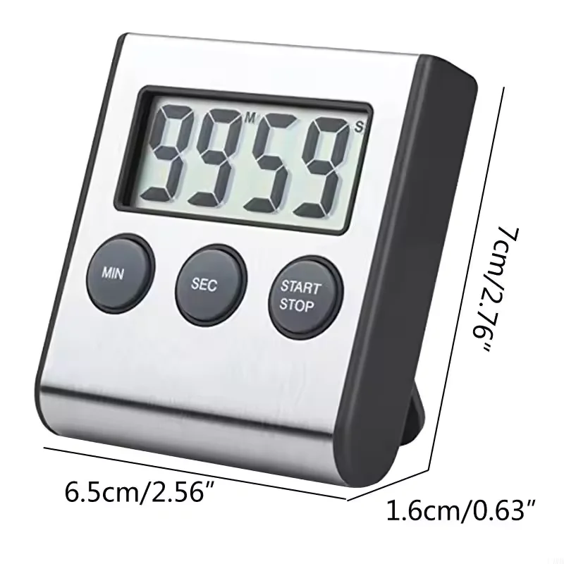 LCD Digital Kitchen Countdown Timer Stopwatch Alarm Clock Kitchen Timer Practical Cooking Alarm Clock Standing Timer