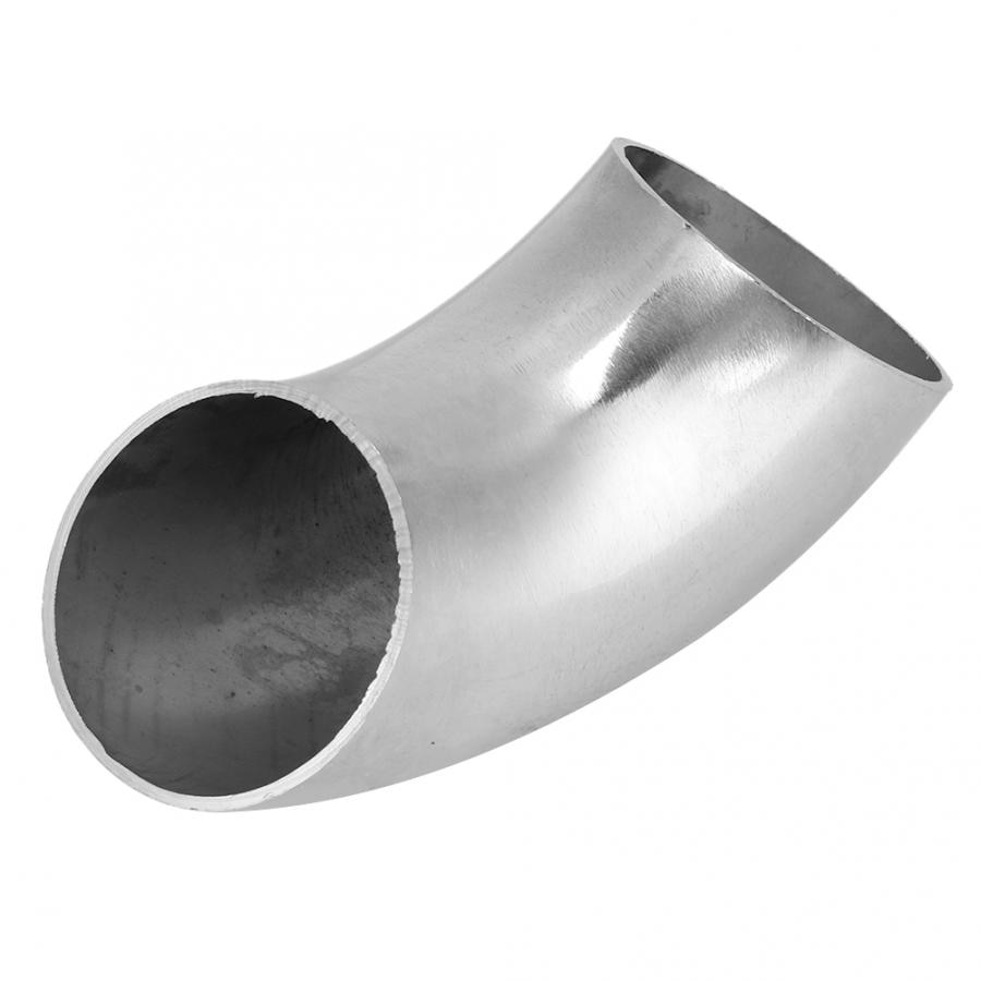 Rustfrit stål udstødnings albue 90 grader 44mm 1.75in od bøje rør fitting udstødning albue udskiftning ankomster
