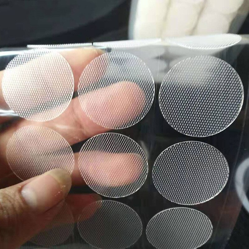30mm 10mm colorido redondo adesivo auto adesivo prendedor fita ganchos e laços forte cola fita diy dot adesivo disco de náilon: 30mm transpa 30pairs