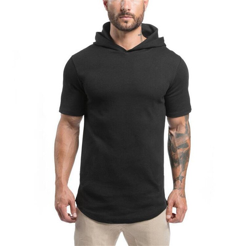 Neue Männer Bodybuilding Hemd Fitness-Ateliers Fitness Ausbildung Hemd Mann lässig Tarnung Shirt Männlichen Camo Kleidung