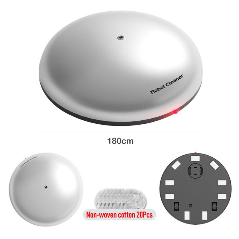 Automatic Robot Vacuum Cleaner Powerful Suction For Clean Carpet Pet Hair & Play With Cat Sweeper Machine Anticollision For Home