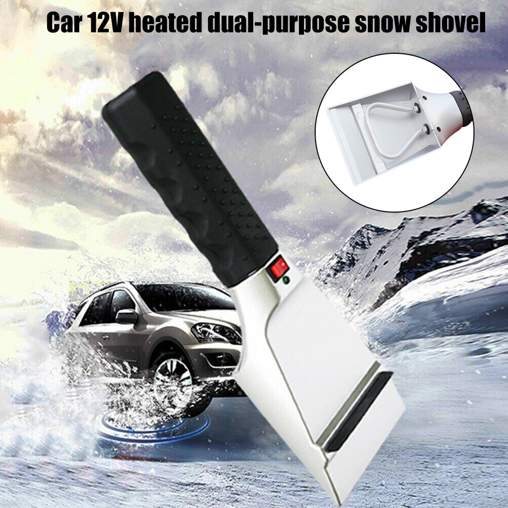 12V Electric Heated Scraper Snow Removal Car Truck Windshield Defrost Tool B99