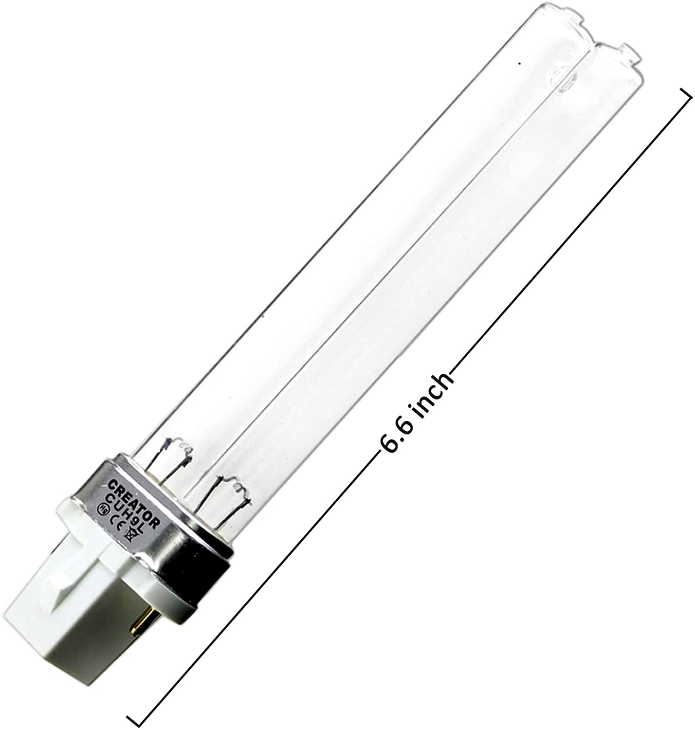 Quartz UV Light Bulb Replacement JEBO SUNSUN UV Sterilizers Clarifiers Aquariums Deodorization and sterilization lamp 23 Base 9W