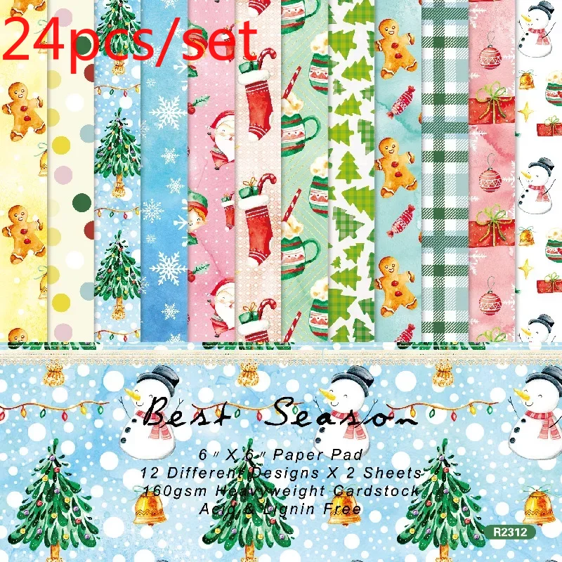 Bastel papier Weihnachten DIY Scrap booking Material Papier karte machen Hintergrund papier einseitiges Muster: Armee Grün
