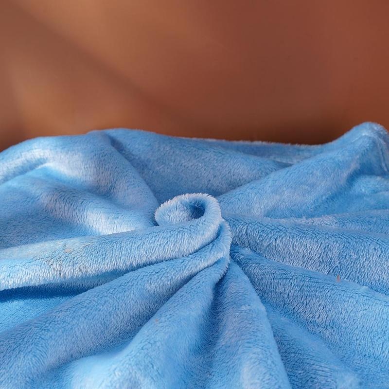 70*50Cm Zachte Warme Coral Fleece Deken Winter Blad Sprei Wassen Gooi Licht Mechanische Dunne Flanel Dekens Plaid sofa Cover