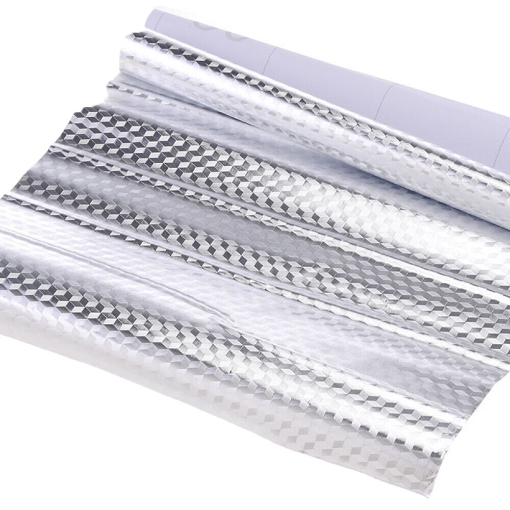 Self Adhesive Oil-Proof Heat Resistant Wall Sticker for Countertop Liner Shelf