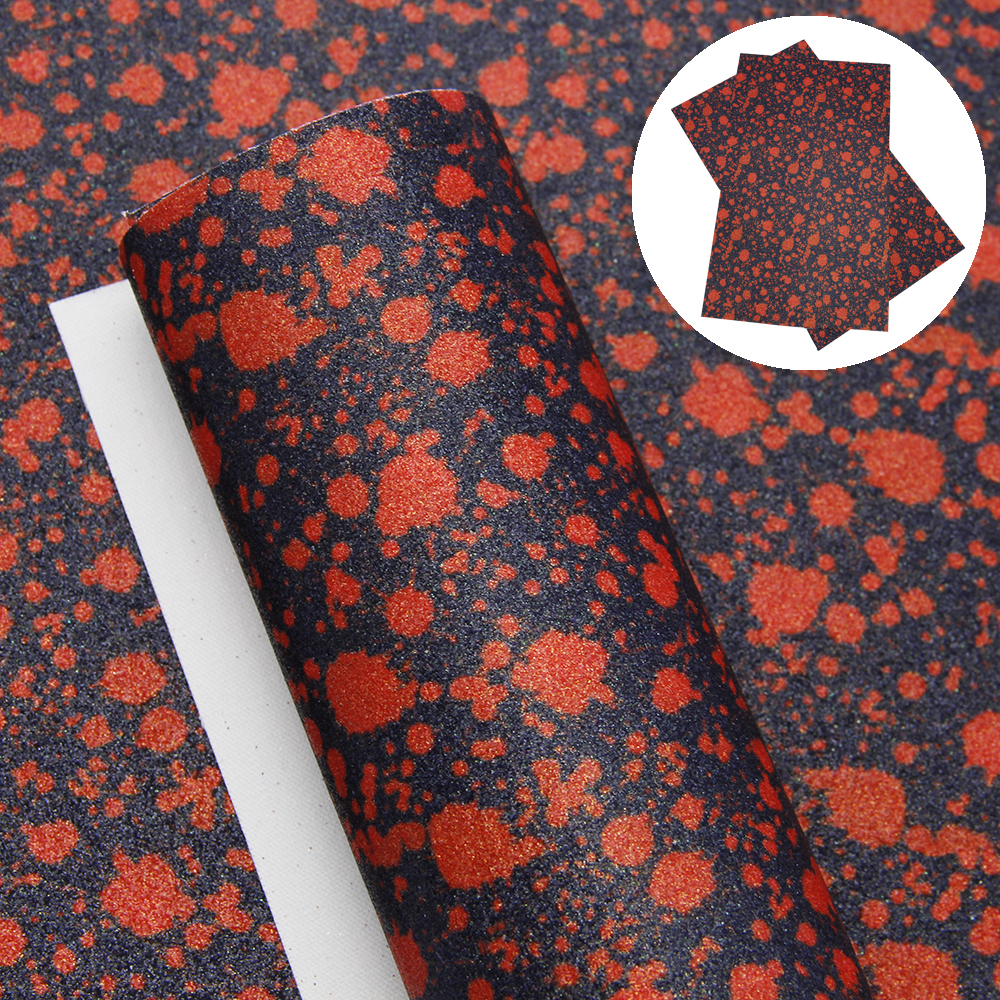 20*34cm färg geometriskt tryckt fint glitter läder tyg konstläder för handväska plånbok örhängen gör ,1 yc 9039: 1086680011