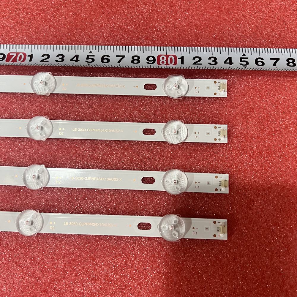 Led-baggrundsbelysningsstrimmel 10 led til 43 pus 6554 43 pus 6504 43 pus 7555 43 pus 7505 43 pus 6754 43 pus 7304