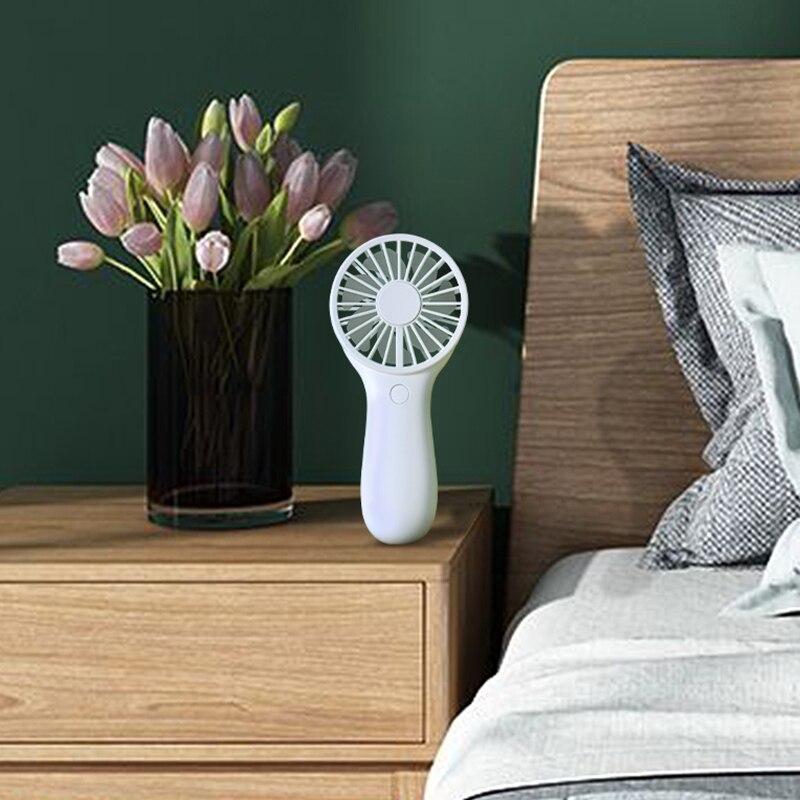 3V AA Battery Powered Fan Small Personal Fan Mini Handheld Fan Speed Adjustable Summer Desk Fan