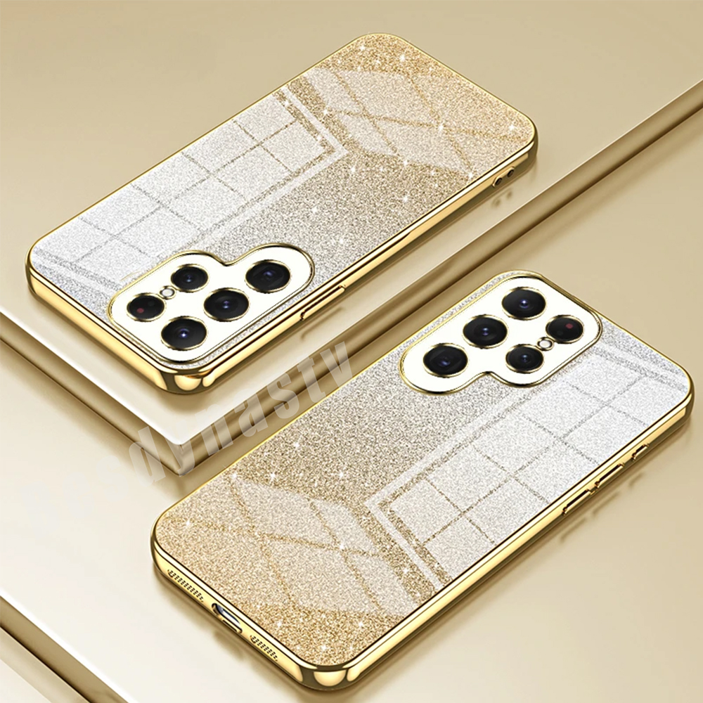 POCO X6 M6 Pro Luxury Glitter Shiny Case For Xiaomi POCO X6 Pro M6 Pro 5G Shockproof Soft Silicone Plating Transparent Cover: CANVAS / black