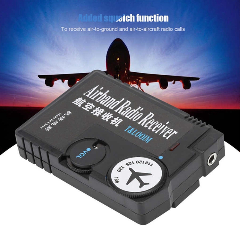 3CGRO-118-136Mhz Airband Radio Receiver High Sensitivity Air-To-Ground Aeronautical Band Receptor Digital Radio