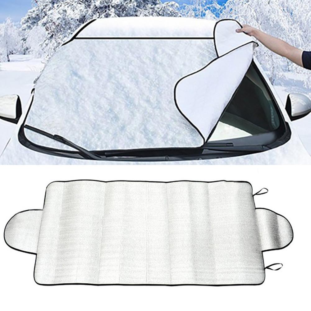 Practical Car Windscreen Cover Anti Snow Frost Ice Aluminum Foil Film Pearl Cotton Anti Snow Sun-Proof Front Summer Windscreen