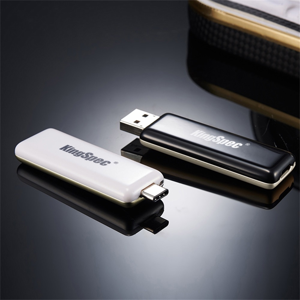 USB-Stock Disk Typ C USB 3.0 32 GB 64 gb Metall Stift Stock Typ C 32 GB Mini Blitz Antrieb Speicher-festplatte KingSpec Original Marke