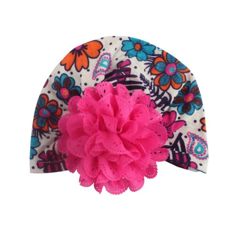 7 kleuren Baby Hoofdbanden Tulband Hoofdband Voor Meisjes Stretchy Beanie Hoed Hoofddeksels Baby Haar Accessoires Tulband