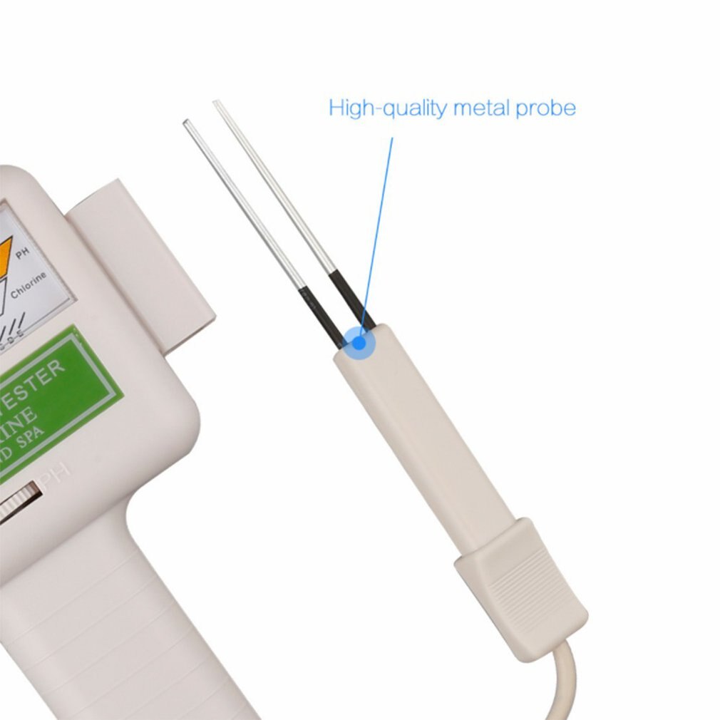 PH Tester Water Portabel PC101 Tester Swimming Pool Spa Aquarium PH Meter Water PH CL2 Chlorine Tester