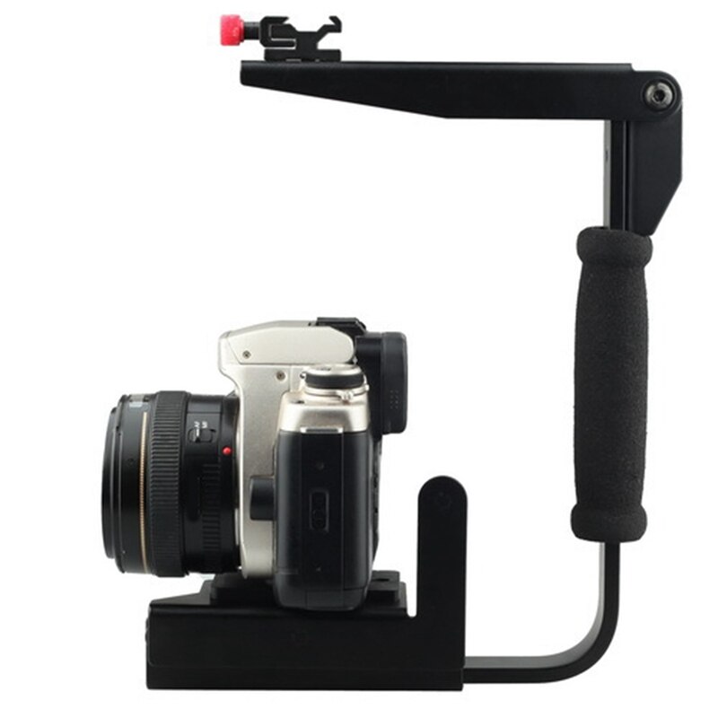 U Shape A900 Quick Flip Speedlite Flash Bracket Grip For 120/135 Camera Canon Nikon Pentax Olympus Arm Handle Hand Holder