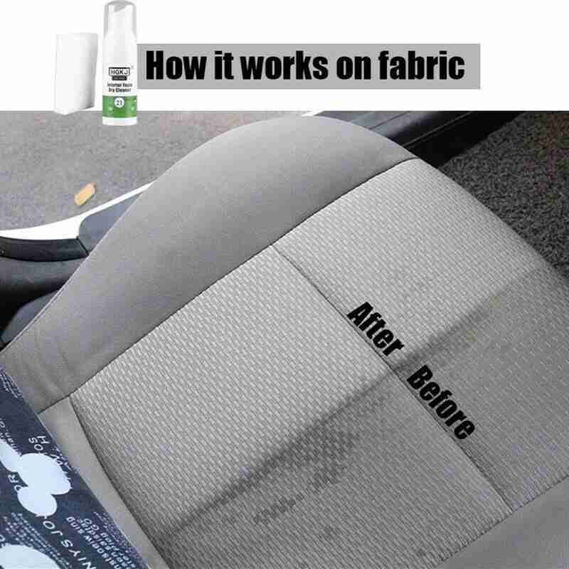 HGKJ-21-50ML Auto-interieur Leer Reiniging Schuim Droog Auto Levert Lederen Interieur Auto Middel Schoonmaken Care Cleaner O7Z0