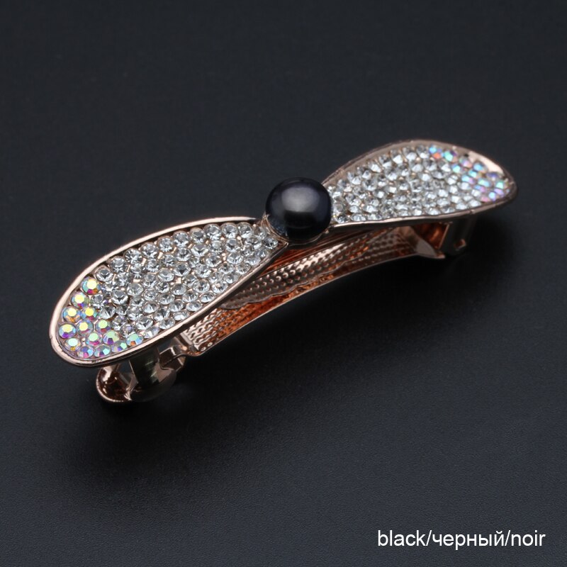 Pearl Hair Claw Clip - 9-10mm Freshwater Pearls - Sterling Silver - Classic Round Design for Women
