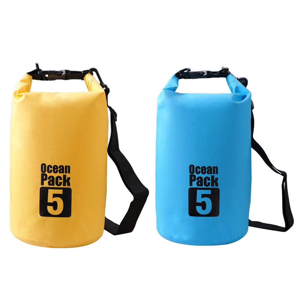 Bolsa de deriva de 2L-20L, bolsas de natación portátiles para deportes al aire libre, bolsa seca impermeable de PVC, almacenamiento de Kayak de pesca, mochila de playa