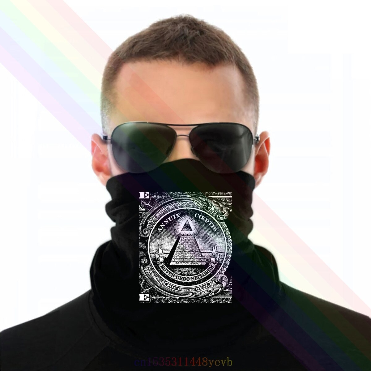 Iluminati-masones de buena para hombre y mujer, bufanda Unisex, bufanda, calentador de cuello: Default Title