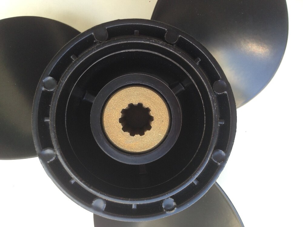 10.25x11 for 15hp-35hp JOHNSON propellers 14 tooth spline aluminum propellers marinha boat propellers