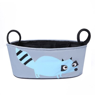 Baby trolley tas cartoon kinderwagen polyester hangende opbergtas multifunctionele organizer stoelzak reistas kinderwagen accessoire: H