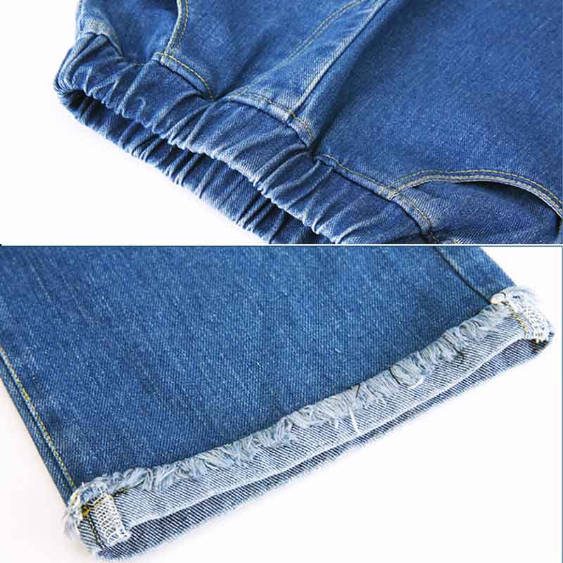 Printemps enfants jean droit jambe large Denim jean pour filles coton pantalon décontracté coupe large automne adolescents pantalon 4 6 8 10 12 ans