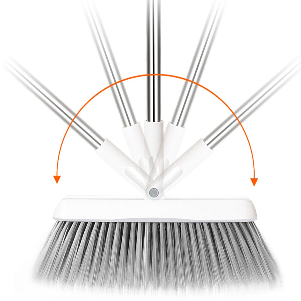 Plastic Dustpan Set Windproof Rotatable Adjustment Filter Hair Floor Broom Dustpan Household Cleaning Tool Devices