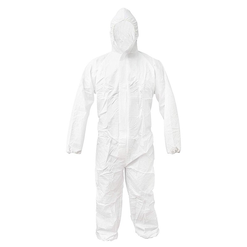 Hooded protective clothing Antibacterial Anti-Virus Suit Prevent Invasion of Virus Staff Protective Clothing Dust-p