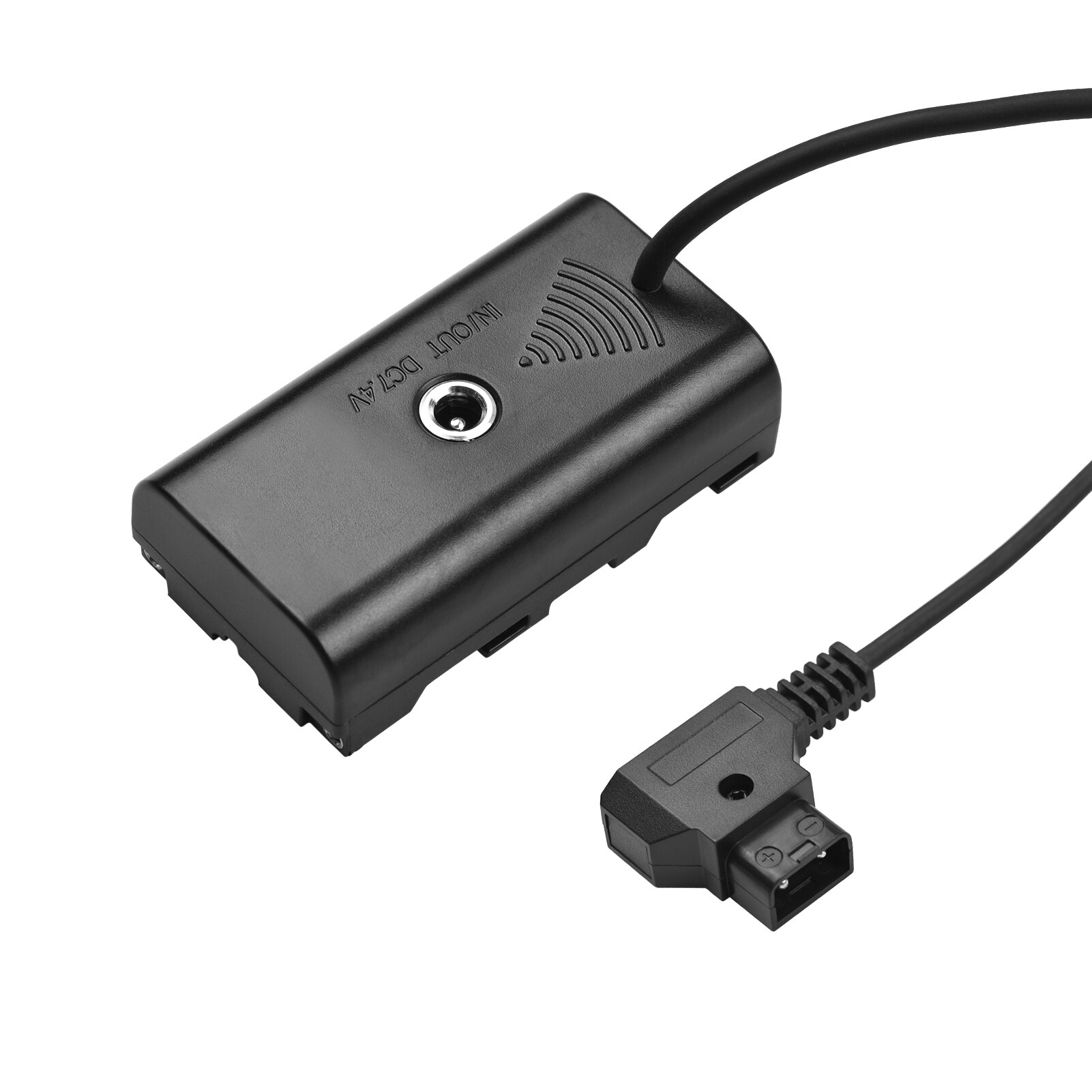 D-Tap Naar NP-F550 F570 Dummy Batterij Koppeling Adapter Met Dc 7.4V Input/Output Voor Video monitoren Led Verlichting