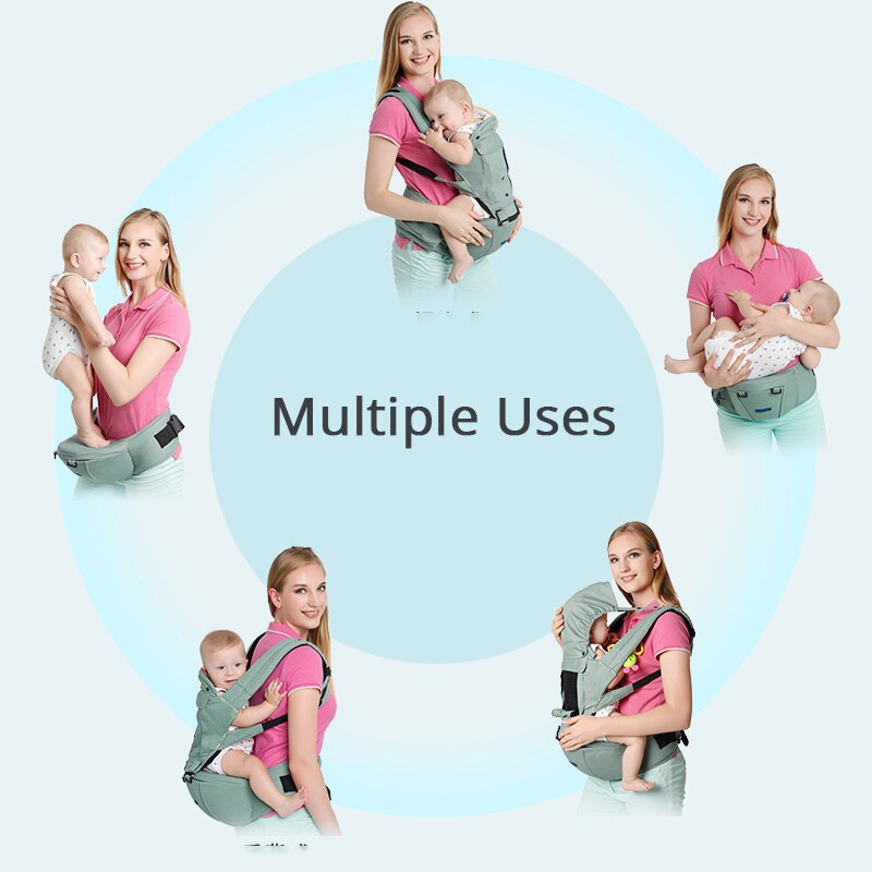 Porte-bébé ergonomique pour enfant de 0 à 36 mois, , siège de hanche, face frontale kangourou, porte-enveloppe pour bébé de 0 à 36 mois