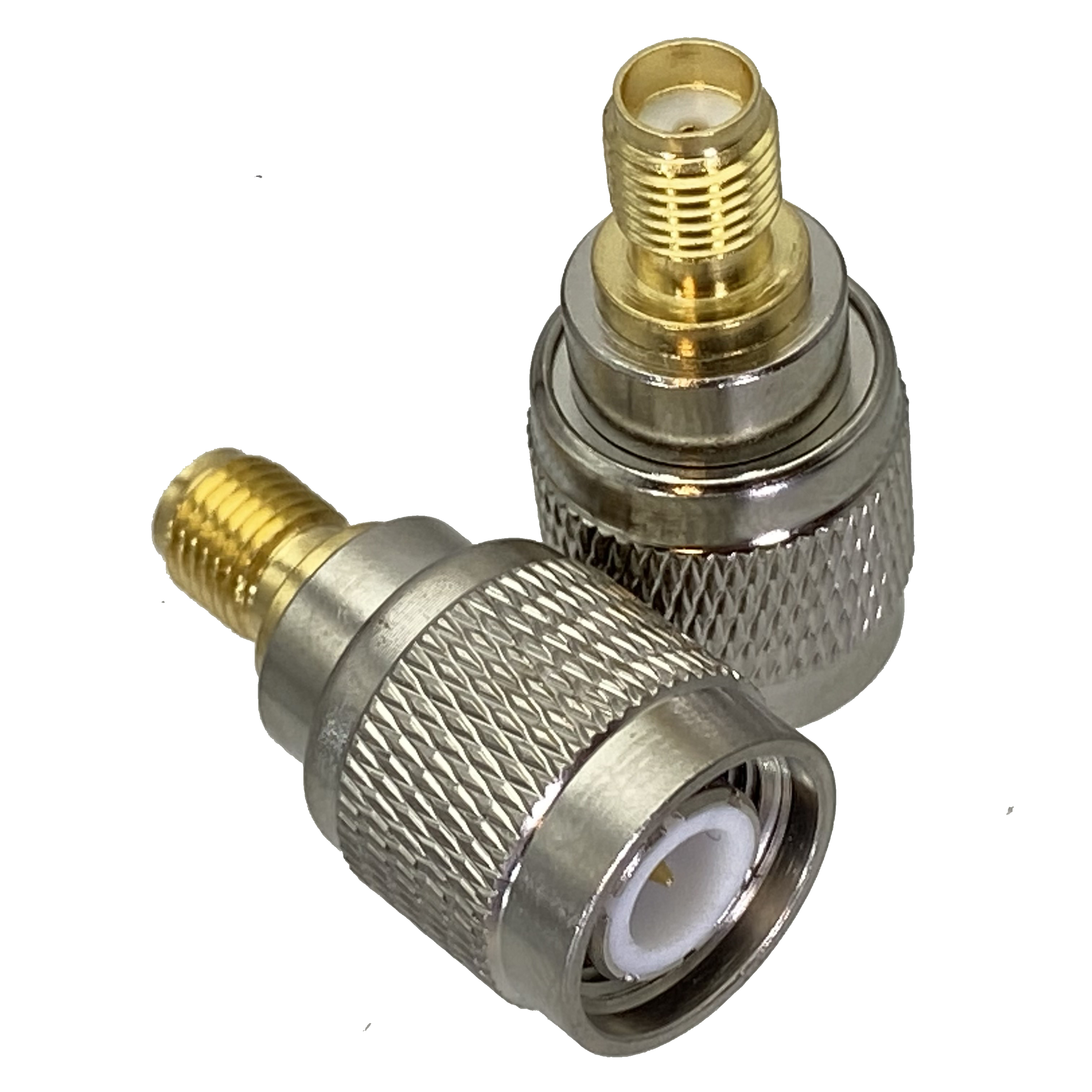 1Pcs Adapter SMA to TNC Male Plug & Female Jack Straight RF COAXIAL Connector 50ohm Wire Terminals: Dark Grey