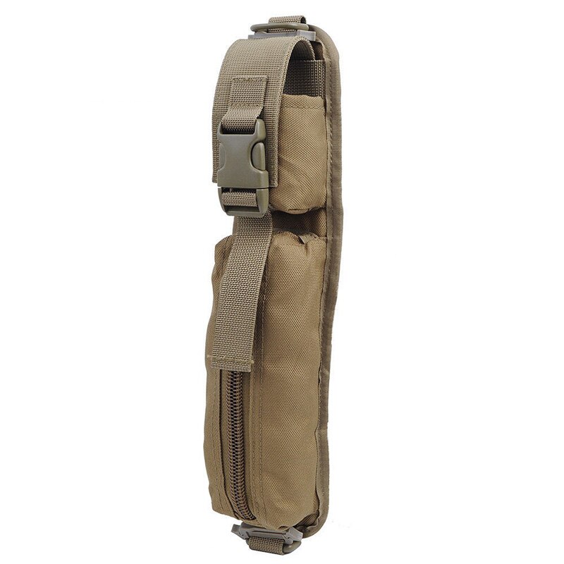 Outdoor Schouderriem Pouch voor Rugzak Wandelen Accessoires Tools Organizer Tas LT88: Khaki