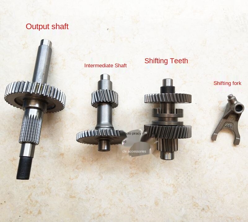 ATV Go Kart Jinglong GY6 Built In Reverse Engine Gearbox Gear Set Engine Accessories