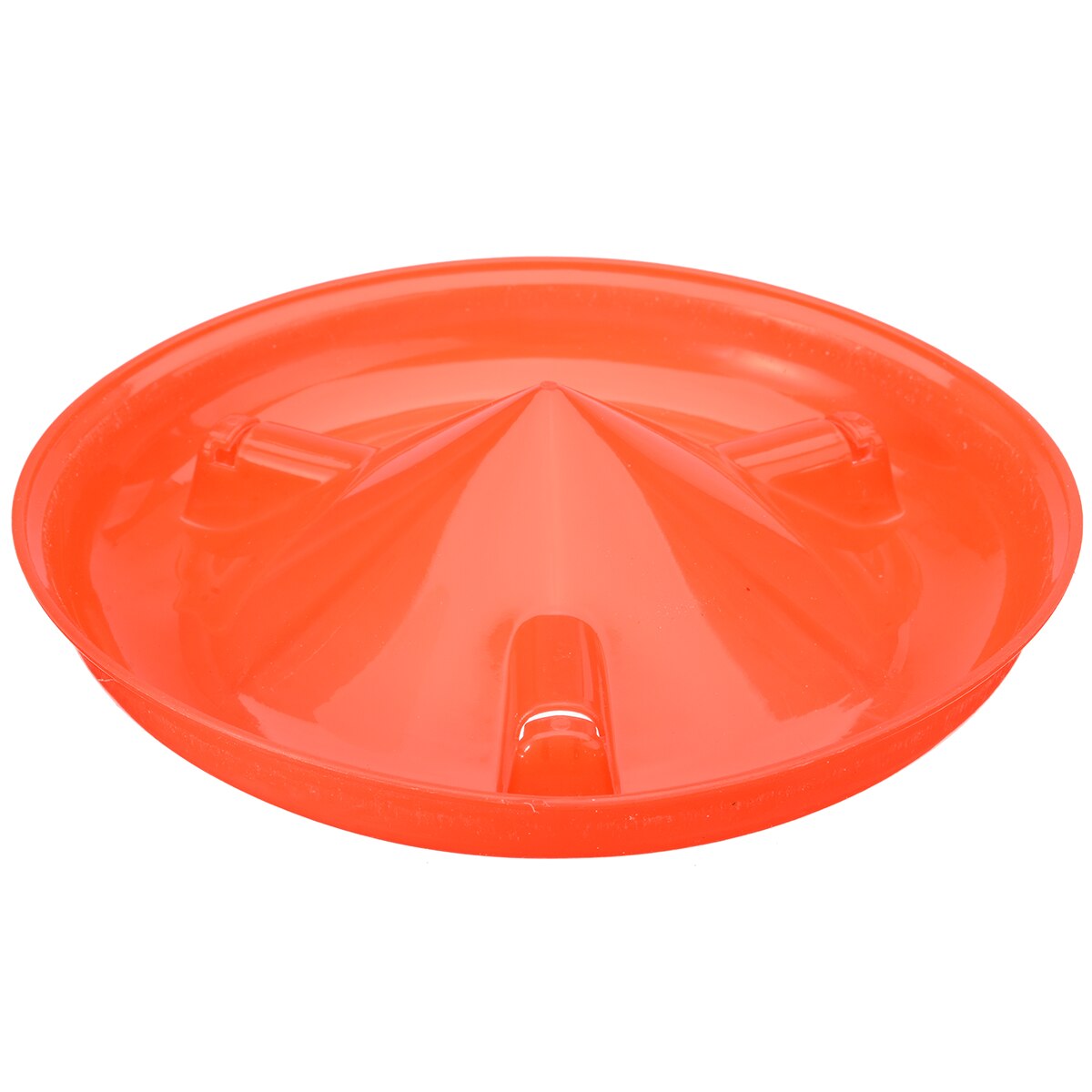 1Set 1.5kg Poultry Chicken Feeder Plastic Feeding Bucket Chicken Duck Fountain Drinker with Lid Handle